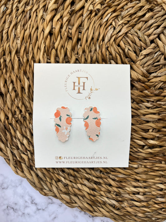 Sunny Orange | Set van 2 Haarknipjes