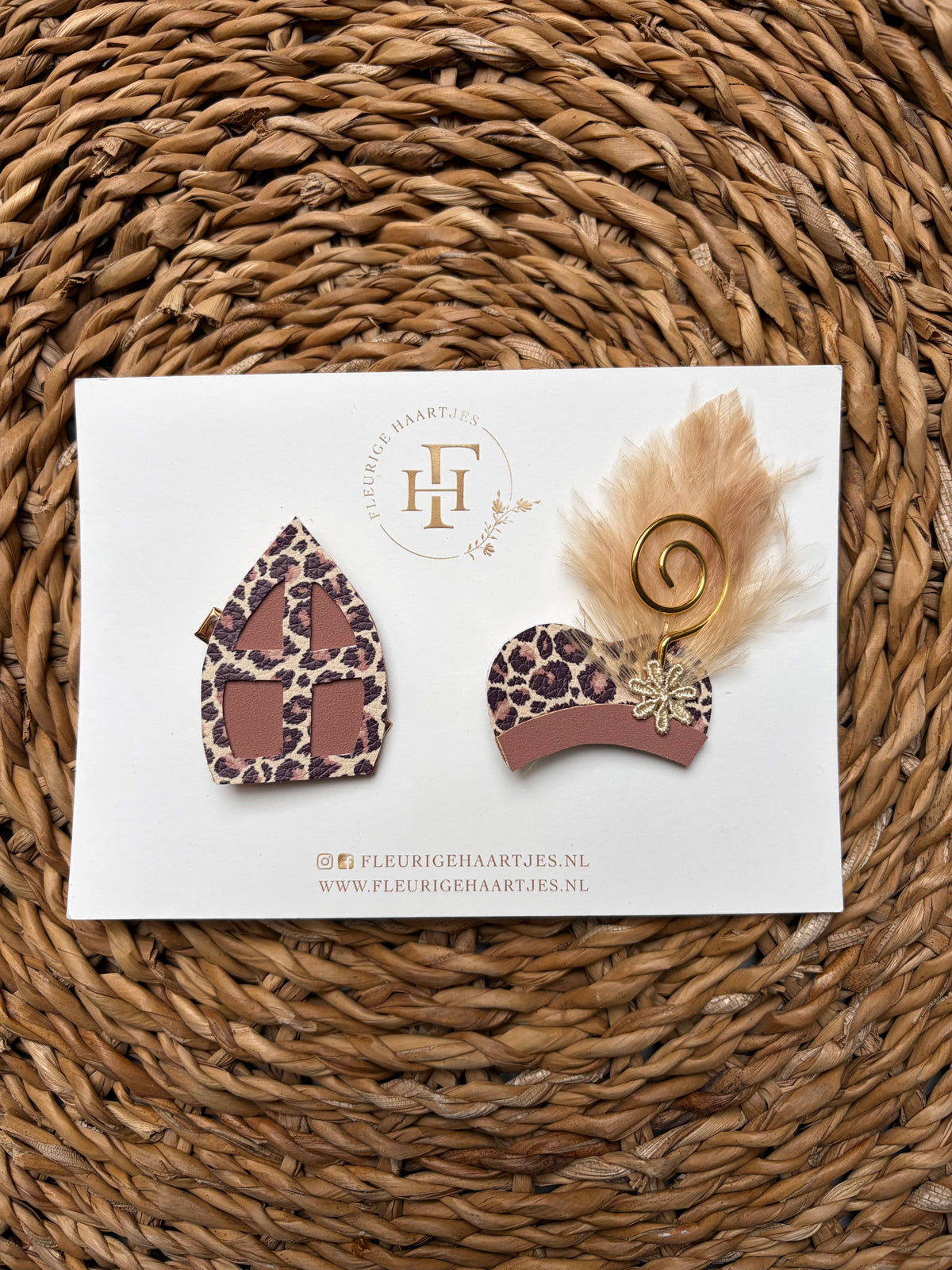 Sinterklaas setje Panter – Mijter & Pietenmuts