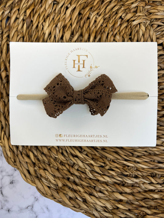 Lace Bow | Elastieken Haarband