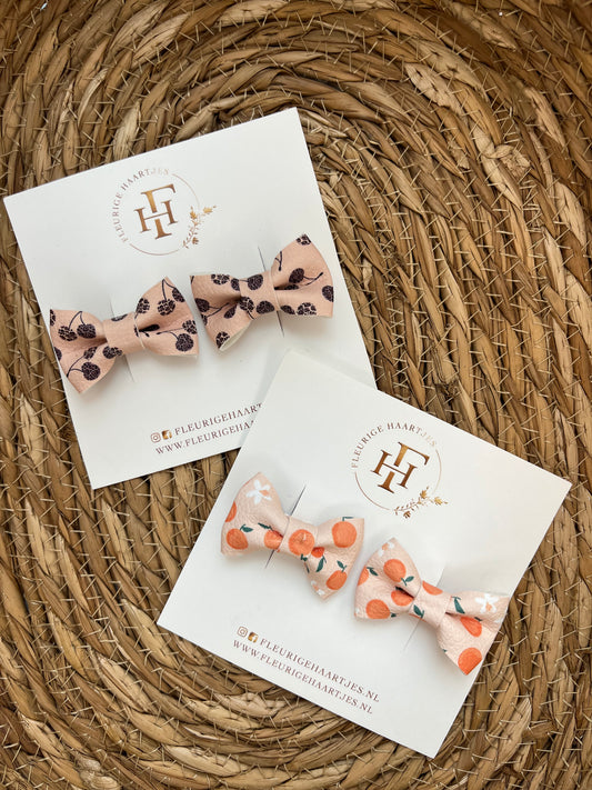 Fruity Bows | Set van 2 Strikjes