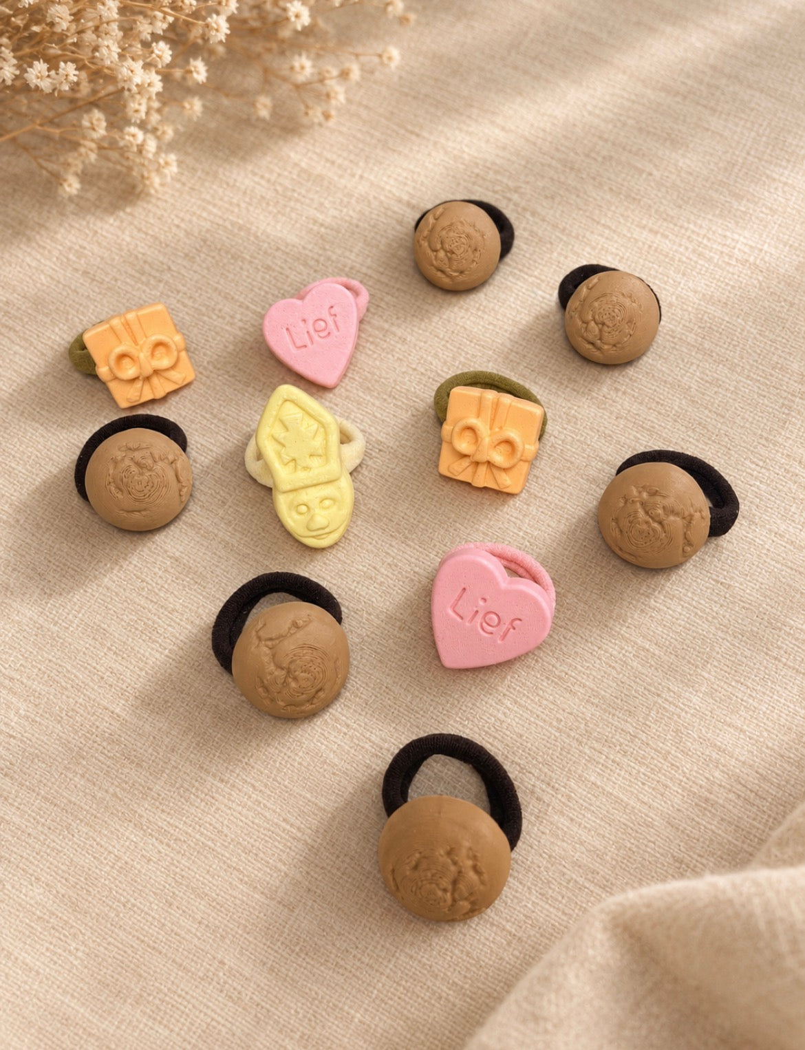 Sinterklaas haarelastiekjes