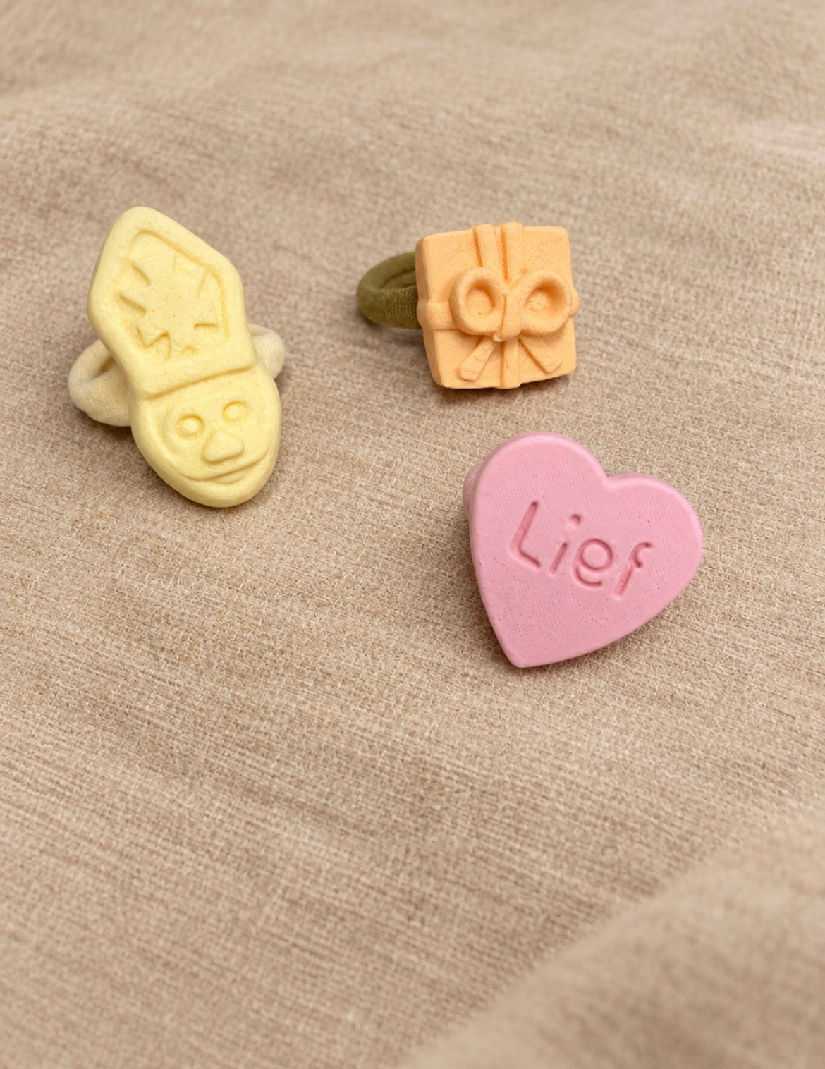 Sinterklaas haarelastiekjes